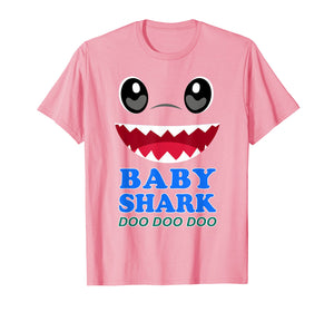 Funny shirts V-neck Tank top Hoodie sweatshirt usa uk au ca gifts for Baby Shark Doo Doo Doo Family Funny Cute T-shirt Gifts Smile 