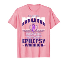 Ladda upp bild till gallerivisning, I'm A Proud Mom Of A Epilepsy Warrior Awareness Ribbon Shirt 1045755
