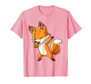 Dabbing Fox Shirts For Kids Boys Girls Women Funny Dab Gifts