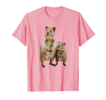 Ladda upp bild till gallerivisning, Quokka T-Shirt | Funny Australian Quokka with Baby 798011
