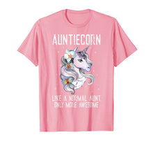 Ladda upp bild till gallerivisning, Funny shirts V-neck Tank top Hoodie sweatshirt usa uk au ca gifts for Auntiecorn TShirt Cute Unicorn Lover Mother Day Gift Aunt 306305
