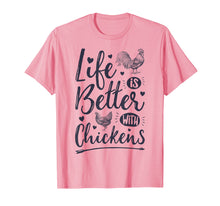 Ladda upp bild till gallerivisning, Funny shirts V-neck Tank top Hoodie sweatshirt usa uk au ca gifts for Life Is Better With Chickens T shirt Chicken Lover Farm Gift 355425
