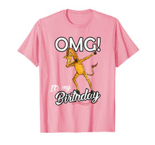 Ladda upp bild till gallerivisning, Funny shirts V-neck Tank top Hoodie sweatshirt usa uk au ca gifts for OMG It's My Birthday Dabbing Giraffe Dab Dance T-Shirt 2032324
