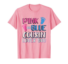 Ladda upp bild till gallerivisning, Pink or Blue Cool Gender Reveal Shirt for Cousin 699847
