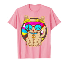 Ladda upp bild till gallerivisning, Funny shirts V-neck Tank top Hoodie sweatshirt usa uk au ca gifts for Hippie Cat Peace Design T-Shirt 1817958
