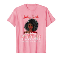 Ladda upp bild till gallerivisning, Funny shirts V-neck Tank top Hoodie sweatshirt usa uk au ca gifts for July Girl Living My Best Life Awesome T shirt 2258184
