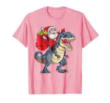 Ladda upp bild till gallerivisning, Funny shirts V-neck Tank top Hoodie sweatshirt usa uk au ca gifts for Dinosaur Christmas Shirt Boys Santa T rex Kids Xmas Gifts 1967522
