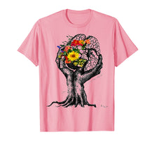 Ladda upp bild till gallerivisning, Funny shirts V-neck Tank top Hoodie sweatshirt usa uk au ca gifts for Hand tree hold brain &amp; flower-Mental Health shirt 1357201
