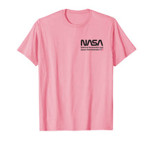 Ladda upp bild till gallerivisning, NASA Shirt, Worm Logo Insignia Symbol USA US Flag Graphic T-Shirt 123312
