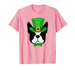 Funny Boston Terrier St.Patricks Gifts for Men Women Mom Kid T-Shirt-954020