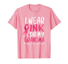 Ladda upp bild till gallerivisning, Breast Cancer Awareness I Wear Pink For My Grandma T-Shirt 206660
