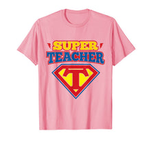 Ladda upp bild till gallerivisning, Superteacher Superhero Funny Teacher Gift idea T-shirt T-Shirt 75544
