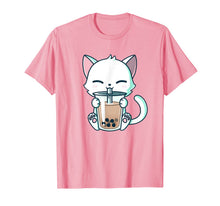 Ladda upp bild till gallerivisning, Boba Cat Drinking Boba Kitten Kawaii Japanese Kitty TShirt T-Shirt851931
