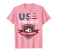 Ladda upp bild till gallerivisning, USA World Champions 2019 Tee United States 2019 Soccer Gift T-Shirt 447708

