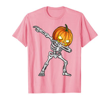Ladda upp bild till gallerivisning, Halloween shirts for Boys Kids Dabbing Skeleton Pumpkin Tees 46734
