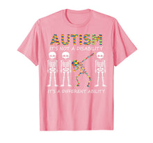 Ladda upp bild till gallerivisning, Funny shirts V-neck Tank top Hoodie sweatshirt usa uk au ca gifts for Autism it's a different ability Funny Dabbing skeleton Gift T-Shirt 247488
