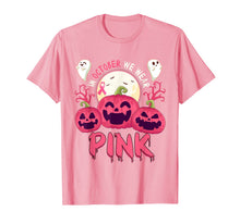 Ladda upp bild till gallerivisning, In October We Wear Pink Pumpkin Halloween Breast Cancer T-Shirt 242059
