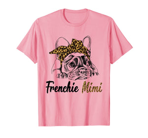 Funny shirts V-neck Tank top Hoodie sweatshirt usa uk au ca gifts for Cute French Bulldog Costume Frenchie Mimi Gifts Leopard Skin T-Shirt 1196220