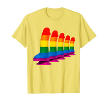 Ladda upp bild till gallerivisning, Rainbow Dildo TShirt &amp; Lesbian Gay Be Ladyboy LGBTQ Pride T-Shirt312478
