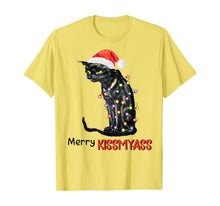 Ladda upp bild till gallerivisning, Merry Kissmyass Funny \Black Cat Christmas Tree Gifts T-Shirt
