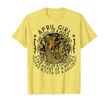Ladda upp bild till gallerivisning, April Girl The Soul Of A Mermaid Tshirt Funny Gifts Women TShirt70437
