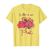 Ladda upp bild till gallerivisning, In October We Wear Pink Pumpkin Breast Cancer Halloween T-Shirt 287276

