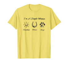Ladda upp bild till gallerivisning, Funny shirts V-neck Tank top Hoodie sweatshirt usa uk au ca gifts for I'm A Simple Woman Sunshine Horses Dogs T Shirt 2017507
