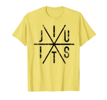 Ladda upp bild till gallerivisning, Brazilian Jiu Jitsu T-Shirt - Bjj Distressed Tee - Black Ink
