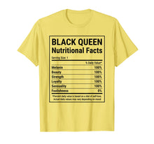 Ladda upp bild till gallerivisning, Funny shirts V-neck Tank top Hoodie sweatshirt usa uk au ca gifts for Black Queen Female History Month Nutritional Info T-Shirt 1218086
