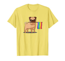 Ladda upp bild till gallerivisning, Gay Pride Flag Pug T-Shirt - LGBT Pride Shirt 27435
