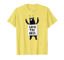 Ladda upp bild till gallerivisning, Funny shirts V-neck Tank top Hoodie sweatshirt usa uk au ca gifts for Save The Bees Honeybees Grizzly Bear Cartoon T Shirt 1911588
