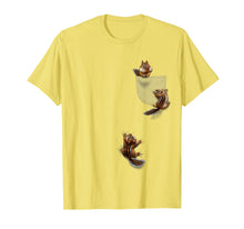 Ladda upp bild till gallerivisning, Funny shirts V-neck Tank top Hoodie sweatshirt usa uk au ca gifts for T-Shirt, Cute Squirrel Playing, Climbing in Pocket, Chipmunk 2234512
