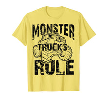 Ladda upp bild till gallerivisning, Funny shirts V-neck Tank top Hoodie sweatshirt usa uk au ca gifts for MONSTER TRUCKS RULE T-shirt 1483079
