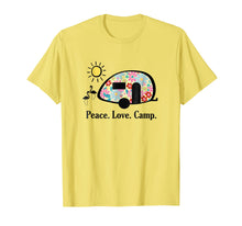 Ladda upp bild till gallerivisning, Camping Shirt, Peace. Love. Camp. T-Shirt, Gifts For Campers
