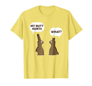 Funny shirts V-neck Tank top Hoodie sweatshirt usa uk au ca gifts for Happy Easter Bunny Shirt My Butt Hurts Tees Funny Gifts 2903127
