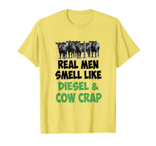 Ladda upp bild till gallerivisning, Funny shirts V-neck Tank top Hoodie sweatshirt usa uk au ca gifts for Farmer Real Men Smell Like Diesel &amp; Cow Crap Shirt 2707814
