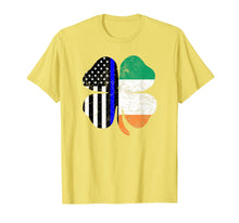 Ladda upp bild till gallerivisning, Funny shirts V-neck Tank top Hoodie sweatshirt usa uk au ca gifts for Thin Blue Line Flag Irish American St Patricks Day T Shirt 2441981
