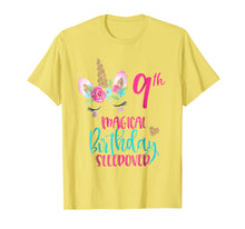 Ladda upp bild till gallerivisning, Funny shirts V-neck Tank top Hoodie sweatshirt usa uk au ca gifts for Unicorn 9th Magical Birthday Sleepover Party Shirt Girl Tee 2817685
