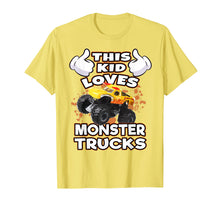 Ladda upp bild till gallerivisning, Funny shirts V-neck Tank top Hoodie sweatshirt usa uk au ca gifts for This Kid Loves Monster Trucks T-Shirt 1271159
