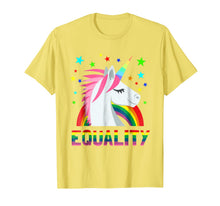 Ladda upp bild till gallerivisning, Equality Rainbow Flag Shirt Unicorn LGBT Gay Pride T-Shirt 261711
