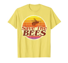 Ladda upp bild till gallerivisning, Save The Bees Tshirt Women Men Vintage Retro Distressed Gift 561582
