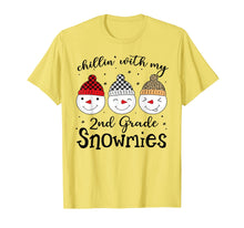 Ladda upp bild till gallerivisning, Chillin&#39; With My 2nd Grade Snowmies Christmas Teacher Gifts T-Shirt-1679960
