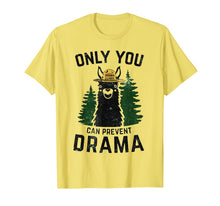 Ladda upp bild till gallerivisning, Llama Camping Only You Can Prevent Drama T-Shirt 96568
