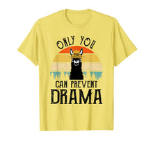 Ladda upp bild till gallerivisning, Only You Can Prevent Drama Llama Camping Vintage Funny Gift T-Shirt 466448

