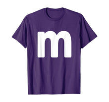 Ladda upp bild till gallerivisning, Letter m Shirt lower case alphabet matching Halloween Gift T-Shirt 71300
