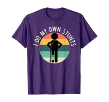 Ladda upp bild till gallerivisning, I Do My Own Stunts T Shirt Get Well Gift Funny Injury Leg T-Shirt 412022
