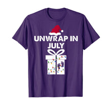 Ladda upp bild till gallerivisning, Funny shirts V-neck Tank top Hoodie sweatshirt usa uk au ca gifts for Christmas Pregnancy Announcement Gifts Unwrap In July T-Shirt 370200
