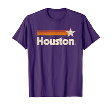 Ladda upp bild till gallerivisning, Vintage Houston Texas T-Shirt Houston Strong Stripes T-Shirt 113273
