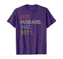 Ladda upp bild till gallerivisning, Funny shirts V-neck Tank top Hoodie sweatshirt usa uk au ca gifts for 9th Wedding Anniversary Gifts Best Husband Since 2011 T-Shirt 766164
