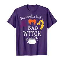 Ladda upp bild till gallerivisning, Vintage You Coulda Had a Bad Witch Halloween Funny T-Shirt 36906
